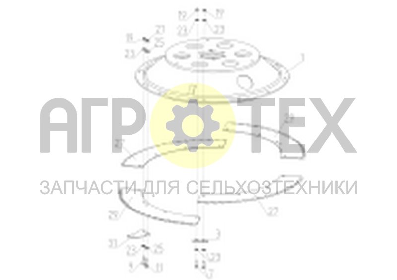 Чертеж Аппарат режущий (ЖР-750.02.600-01)